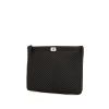 Chanel pouch in black chevron quilted leather - 00pp thumbnail