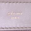Celine medium model bag worn on the shoulder or carried in the hand in black and grey-beige bicolor leather and orange suede - Detail D4 thumbnail