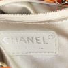 Chanel Petit Shopping bag worn on the shoulder or carried in the hand in orange quilted canvas - Detail D4 thumbnail
