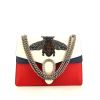 Gucci Dionysus shoulder bag in beige, blue and red leather - 360 thumbnail
