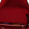 Shopping bag Louis Vuitton Neverfull modello medio in tela monogram con motivo e pelle nera - Detail D2 thumbnail