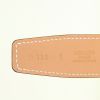 Hermès Ceinture Mirage belt in gold Swift leather - Detail D1 thumbnail