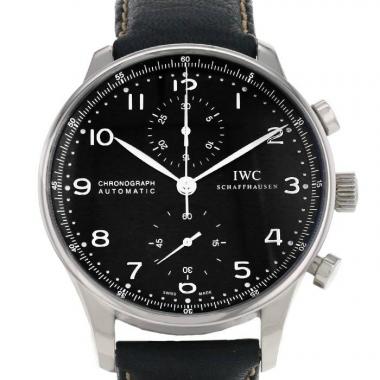 Reloj IWC Portuguese-Chronograph de acero Ref :  3714 Circa  2010