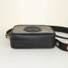 Fendi Camera Case shoulder bag in brown monogram canvas and black leather - Detail D4 thumbnail