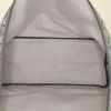 Shopping bag Goyard Saint-Louis modello medio in tela monogram cerata grigia e pelle grigia - Detail D2 thumbnail