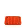 Hermes Birkin 30 cm bag in orange crocodile - 360 Front thumbnail