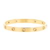 Bracelet Cartier Love 10 diamants en or jaune et diamants, taille 17 - 00pp thumbnail