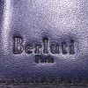 Berluti Compact Makore wallet in blue shading leather - Detail D3 thumbnail