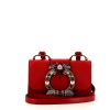 Miu Miu Lady shoulder bag in red leather - 360 thumbnail