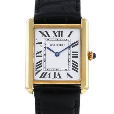 Cartier Tank Solo watch in yellow gold and stainless steel Ref:  2742 Circa  2008