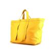 Balenciaga Carry Shopper bag in yellow leather - 00pp thumbnail