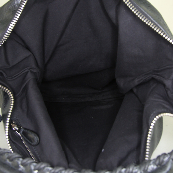 Bolso Balenciaga en cuero negro - Detail D2