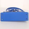 Borsa Hermès Kelly 20 cm in pelle Mysore Bleu Hydra - Detail D5 thumbnail