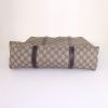 Shopping bag Gucci Joy modello grande in tela monogram beige e pelle marrone - Detail D4 thumbnail