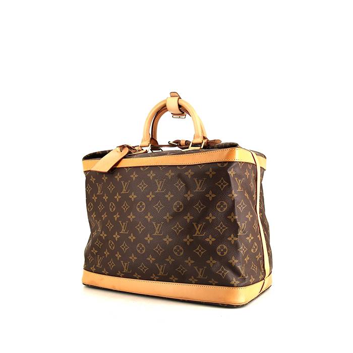 Borsa da viaggio Louis Vuitton Keepall Travel Bag in tela monogram nera e  pelle nera