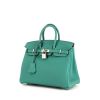 Hermes Birkin 25 cm handbag in Vert Verone togo leather - 00pp thumbnail