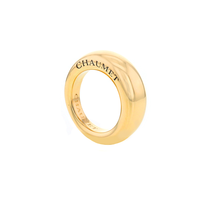 Bague Chaumet Anneau petit modèle en or jaune - Detail D1