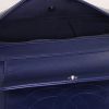 Chanel Mademoiselle Vintage shoulder bag in blue quilted leather - Detail D3 thumbnail