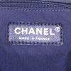 Chanel Mademoiselle Vintage shoulder bag in blue quilted leather - Detail D4 thumbnail