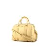 Handbag in vanilla yellow leather - 00pp thumbnail