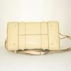 Handbag in vanilla yellow leather - Detail D5 thumbnail