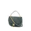Chanel shoulder bag in grey suede and leather - 00pp thumbnail