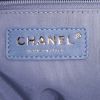 Chanel shoulder bag in grey suede and leather - Detail D4 thumbnail