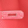 Borsa Hermes Birkin 40 cm in pelle Fjord rossa - Detail D4 thumbnail