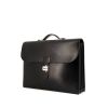 Borsa portadocumenti Hermès in pelle box nera - 00pp thumbnail