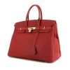 Hermes Birkin 35 cm handbag in red Casaque togo leather - 00pp thumbnail