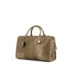 Loewe Amazona handbag in grey crocodile - 00pp thumbnail
