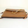 Chloé Faye medium model shoulder bag in brown leather - Detail D4 thumbnail