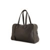 Hermes Victoria handbag in anthracite grey togo leather - 00pp thumbnail