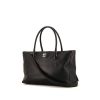 Chanel Executive shopping bag in black grained leather - 00pp thumbnail