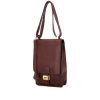 Hermès Bobby bag worn on the shoulder or carried in the hand in burgundy epsom leather - 00pp thumbnail