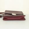 Hermès Bobby bag worn on the shoulder or carried in the hand in burgundy epsom leather - Detail D5 thumbnail