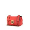 Chloé Elsie bag worn on the shoulder or carried in the hand in pink leather - 00pp thumbnail