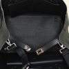 Dior Open Bar shopping bag in black grained leather - Detail D3 thumbnail