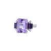 Mauboussin Couleur Baiser ring in white gold,  amethyst and diamonds and in amethyst - 00pp thumbnail