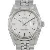 Rolex Datejust watch in stainless steel and white gold 14k Ref:  1601 Circa  1970 - 00pp thumbnail