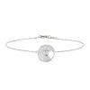 Cartier Amulette bracelet in white gold and diamonds - 00pp thumbnail