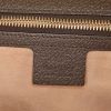 Borsa a tracolla Gucci Padlock Bengal in tela monogram cerata con motivo e pelle marrone - Detail D4 thumbnail