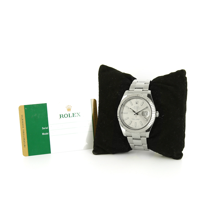 Montre Rolex Datejust en or blanc et acier Ref :  116334 Vers  2015 - Detail D2