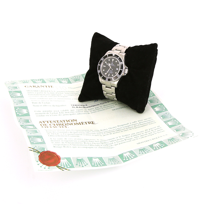 Reloj Rolex Sea Dweller de acero Ref :  16600 Circa  1999 - Detail D2