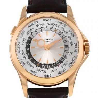 Montre Patek Philippe World Time en or rose Ref :  5130 Vers  2007
