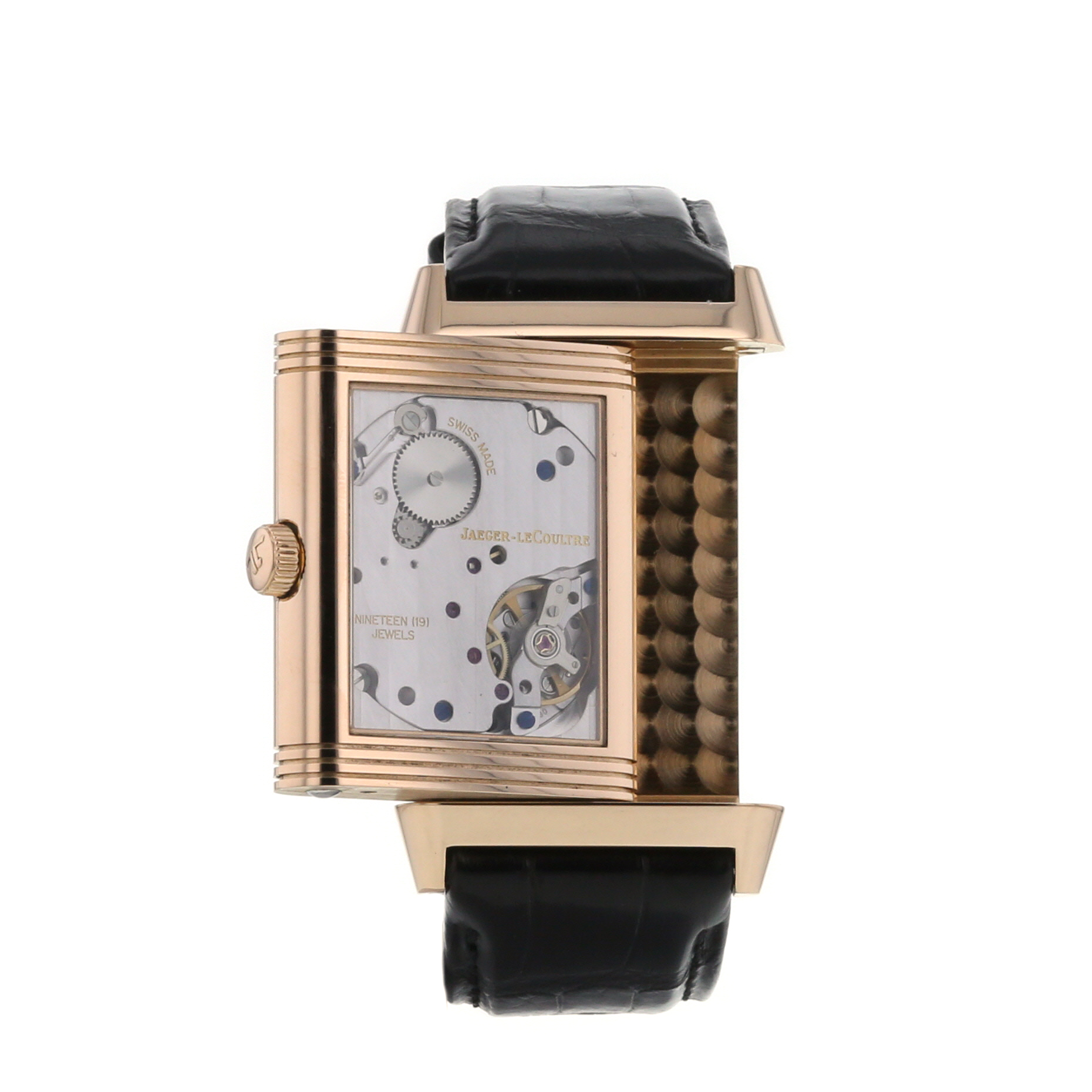 Orologio Jaeger-LeCoultre Reverso Grande Taille in oro rosa Ref :  273.2.04 Circa  2011 - Detail D2