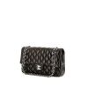 Chanel Timeless shoulder bag in black quilted leather - 00pp thumbnail