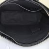 Shopping bag Louis Vuitton Tadao Cabas in tela a scacchi grigia e pelle nera - Detail D3 thumbnail