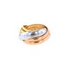 Cartier Trinity La Belle ring in 3 golds and diamond - 00pp thumbnail