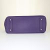 Hermes Birkin Shoulder handbag in purple togo leather - Detail D4 thumbnail